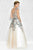 Colors Couture - Embellished Illusion Bateau Ballgown J034 - 1 pc Nude/Multi In Size 8 Available CCSALE