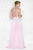 Colors Dress - 1657 Illusion Halter Neck A-Line Dress Special Occasion Dress