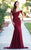 Colors Dress - 1768 Sweetheart/Off-Shoulder Trumpet Dress Special Occasion Dress 0 / Wine