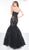Colors Dress - 2067 Sequined Illusion Corset Tiered Gown Evening Dresses
