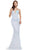 Colors Dress - 2459 Sequin Plunging Sweetheart Mermaid Dress Prom Dresses 0 / Off White