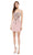 Colors Dress - 2521 Scoop Neck Short Dress Prom Dresses 0 / Blush