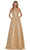 Colors Dress - 2665 Spaghetti Strap Sequin Gown Prom Dresses 0 / Gold