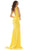Colors Dress - 2694 Ruched High Slit Mermaid Gown Prom Dresses