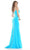 Colors Dress - 2696 Jewel Trimmed V-Neck Gown Prom Dresses