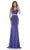 Colors Dress - 2708 Two Piece Lace Up Gown Special Occasion Dress 0 / Navy