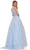 Colors Dress - 2744 Lace Applique A-Line Gown Special Occasion Dress