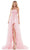 Colors Dress - 2748 Strapless Ruched High Low Dress Prom Dresses 0 / Pink Multi