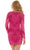 Colors Dress 2808 - Beaded Long Sleeve Cocktail Dress Special Occasion Dress