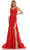 Colors Dress 2856 - Glittery Sleeveless Trumpet Dress Special Occasion Dress 0 / Red