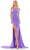 Colors Dress 2869 - Beaded Fitted Evening Dress Special Occasion Dress 0 / Ultra Violet