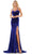 Colors Dress 2885 - Sleeveless Velvet Prom Dress Special Occasion Dress 0 / Royal