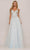 Colors Dress 2913 - Sleeveless Embellished Bodice Ballgown Prom Dresses 0 / Light Blue