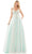 Colors Dress 2913 - Sleeveless Embellished Bodice Ballgown Prom Dresses 0 / Mint