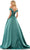 Colors Dress 2938 - Off Shoulder Satin Prom Gown Prom Dresses