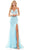 Colors Dress 2951 - Fit and Flare Prom Dress Prom Dresses 00 / Light Blue