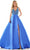 Colors Dress 2966 - Beaded Sleeveless Ballgown Prom dresses 2 / Royal
