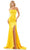 Colors Dress 2968 - Strapless Satin Evening Dress Prom Dresses 0 / Yellow