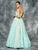 Colors Dress Banded Strapless Sweetheart Ballgown CCSALE 0 / Aqua