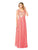 Colors Dress - Cap Sleeve Lace V-Neck Gown G318 - 1 pc Blush in Size 14 Available CCSALE