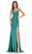 Colors Dress - G1052 Scoop Neck Beaded Sheath Dress Prom Dresses 2 / Deep Green