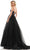 Colors Dress G1094 - Tulle High Waisted A-line Gown Evening Dresses