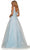 Colors Dress G1098 - Pleated V-Neck Prom Gown Prom Dresses