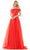Colors Dress G1106 - Corset A-line Evening Gown Evening Dresses 2 / Red