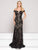 Colors Dress - Iridescent Off-Shoulder Lace Sheath Gown 1951 CCSALE