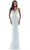 Colors Dress - K102 V-Neck Beaded Embellished Dress Prom Dresses