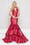 Colors Dress - Ruffled High Mermaid Dress 1882 - 2 pcs Wine In Size 8 and 1 pc Royal in Size 6 Available CCSALE 8 / Wine