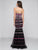 Colors Dress - Strapless Straight Across Trumpet Dress 1725 - 1 pc Black In Size 4 Available CCSALE 4 / Black