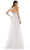 Colors Dress - Strappy Lace Bodice A-Line Gown G889 - 1 pc Off White In Size 4 Available CCSALE 4 / Off White