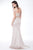 Colors Dress - Two Piece Bandage Long Dress 1732 - 2 pcs Champagne in Size 0 Available CCSALE