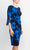 Connected Apparel TMJ37985 - Flutter Sleeve Sheath Midi Dress Cocktail Dresses