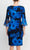 Connected Apparel TMJ37985 - Flutter Sleeve Sheath Midi Dress Cocktail Dresses