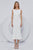 Cristallini - Cowl Back Crepe Formal Dress SKA1196 Evening Dresses XS / Ivory