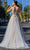 Cristallini SKA1420 - Beaded Asymmetric Neck Evening Gown Special Occasion Dress