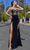 Cristallini SKA1425 - Lace Bustier Evening Gown Special Occasion Dress XS / Black/Nude