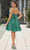 Damas 9613 - Sleeveless Floral Patterned Cocktail Dress Cocktail Dresses