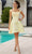 Damas 9615 - Scoop Neck Corset Cocktail Dress Cocktail Dresses