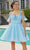 Damas 9616 - Lace Appliqued Sweetheart Cocktail Dress Cocktail Dresses