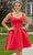 Damas 9617 - Beaded Trim A-Line Cocktail Dress Cocktail Dresses