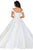 Dancing Queen - 107 Off-Shoulder Pleated Wedding Ballgown Wedding Dresses