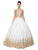 Dancing Queen - 1115 Bead Embellished Sweetheart Formal Ball Gown Sweet 16 Dresses XS / Off White