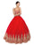 Dancing Queen - 1115 Bead Embellished Sweetheart Formal Ball Gown Sweet 16 Dresses XS / Red