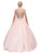 Dancing Queen - 1149 Cap Sleeve Jeweled Illusion Bodice Ballgown Special Occasion Dress