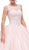 Dancing Queen - 1152 Sleeveless Beaded  Quinceanera Ballgown Special Occasion Dress M / Blush