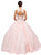 Dancing Queen - 1164 Sleeveless Jewel Embellished Quinceanera Ball Gown Special Occasion Dress