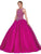 Dancing Queen - 1164 Sleeveless Jewel Embellished Quinceanera Ball Gown Special Occasion Dress XS / Magenta